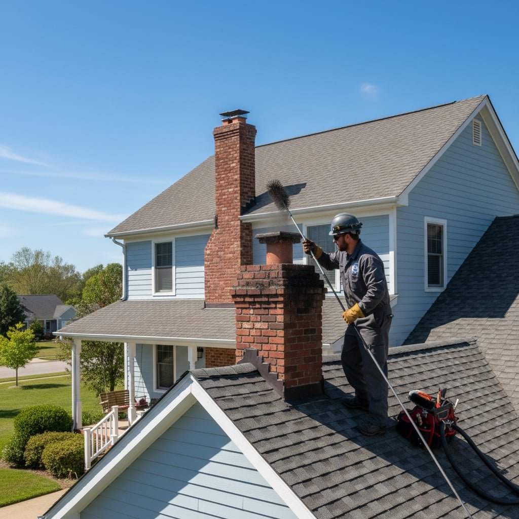 Professional Chimney Sweep Cleaning in Boston
